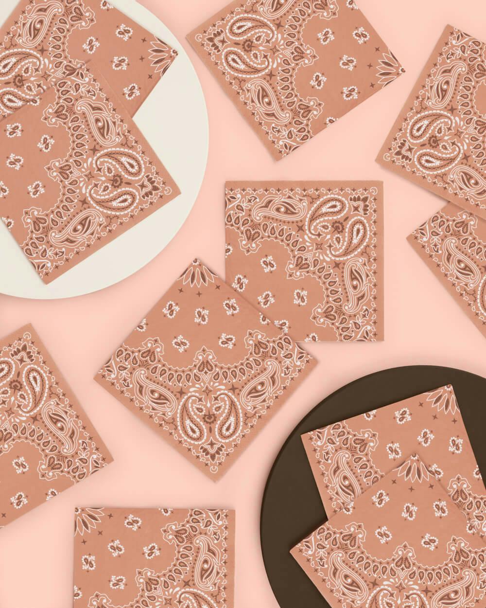 Wild Wild West Napkins - 25 printed napkins