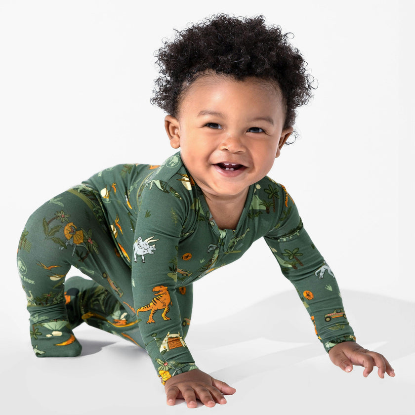 Jurassic Park: Safari Bamboo Convertible Footie