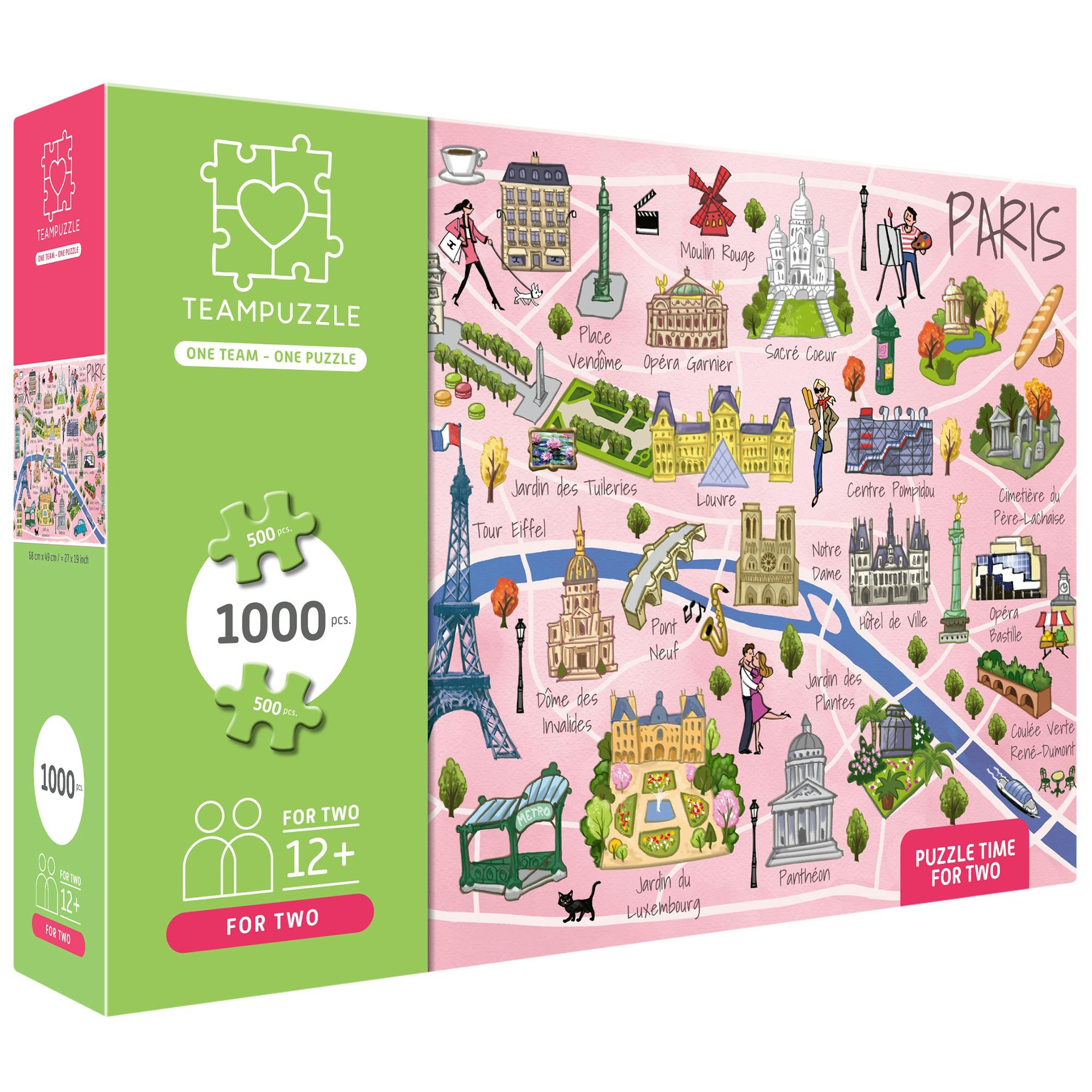 TeamPuzzle: Paris - 1000pc