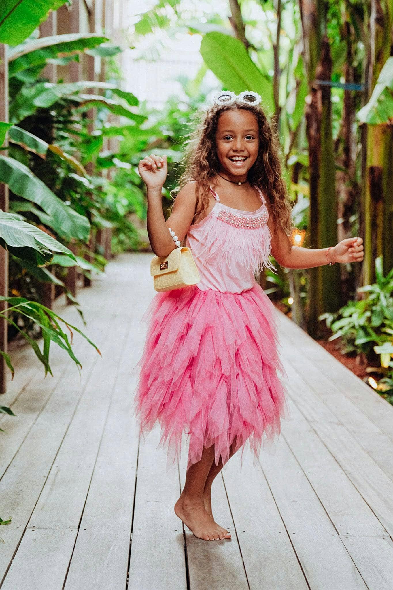 Pink Diamonds and Pearls Dress Pink