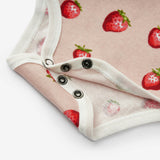 Strawberry Organic Cotton Long Sleeve One Piece
