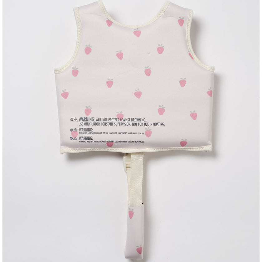 Kids Swim Vest: -2Y - Strawberry Sunshine