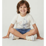 Organic Graphic Tee & Shorts Set - New York