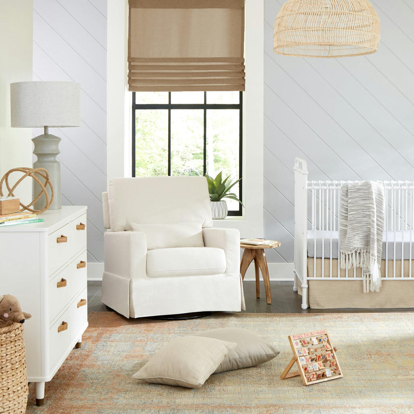 Crawford Pillowback Comfort Swivel Glider