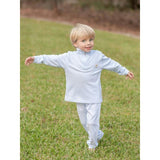 Spotted Half Zip Baby Pullover Set