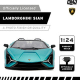 CMJ RC Car: RC Lamborghini Sian FKP 37 - Blue
