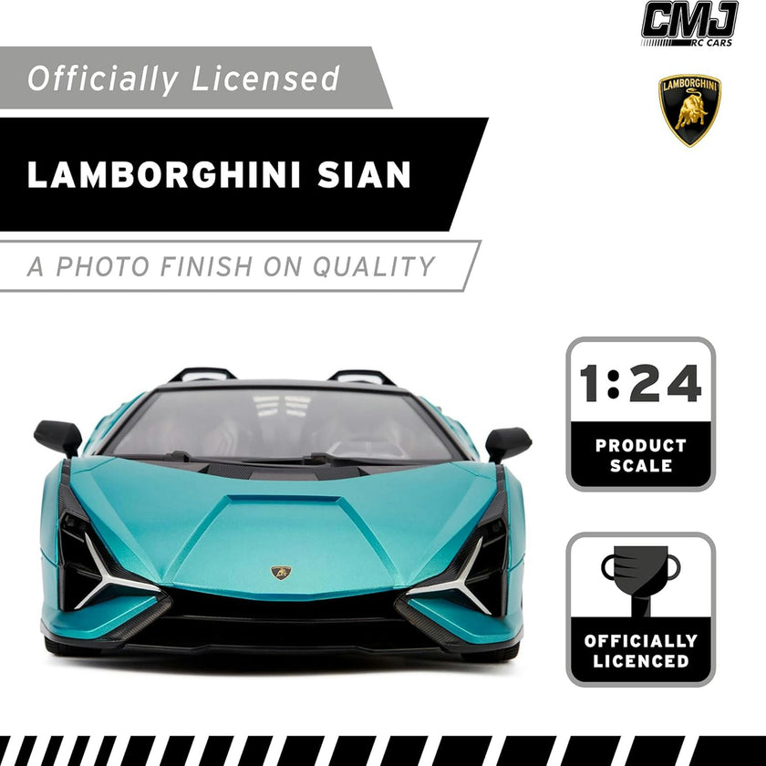 CMJ RC Car: RC Lamborghini Sian FKP 37 - Blue