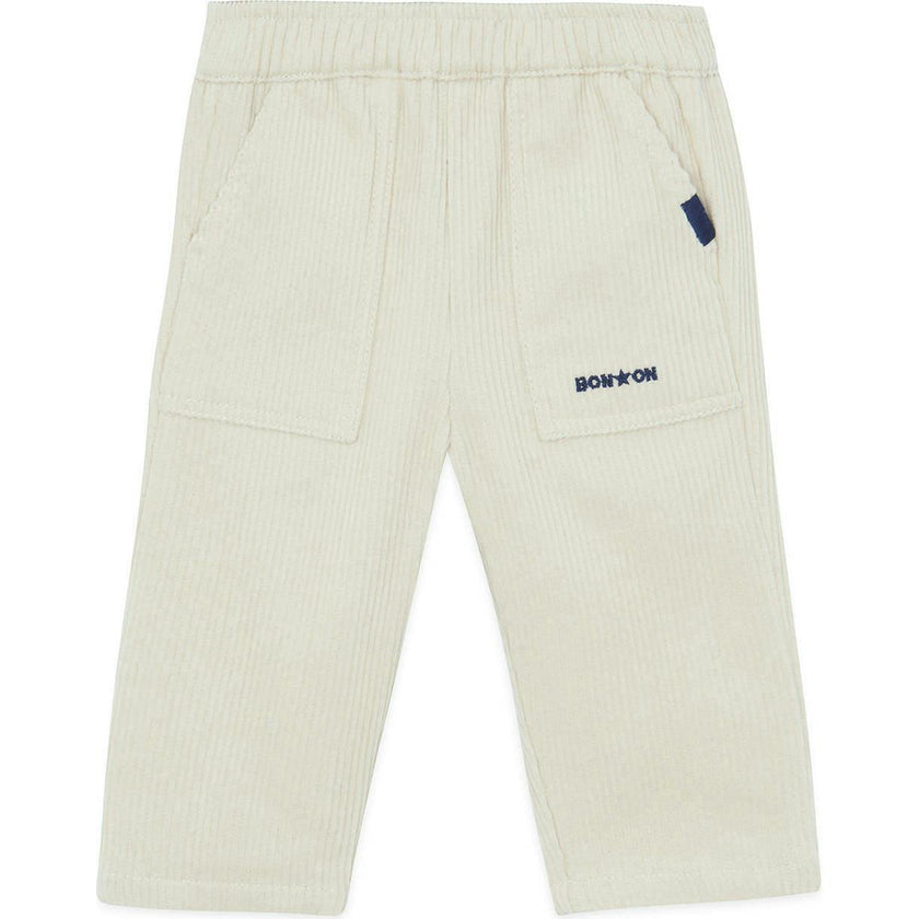 BONTON Darius Cord Baby Pants - Mouton