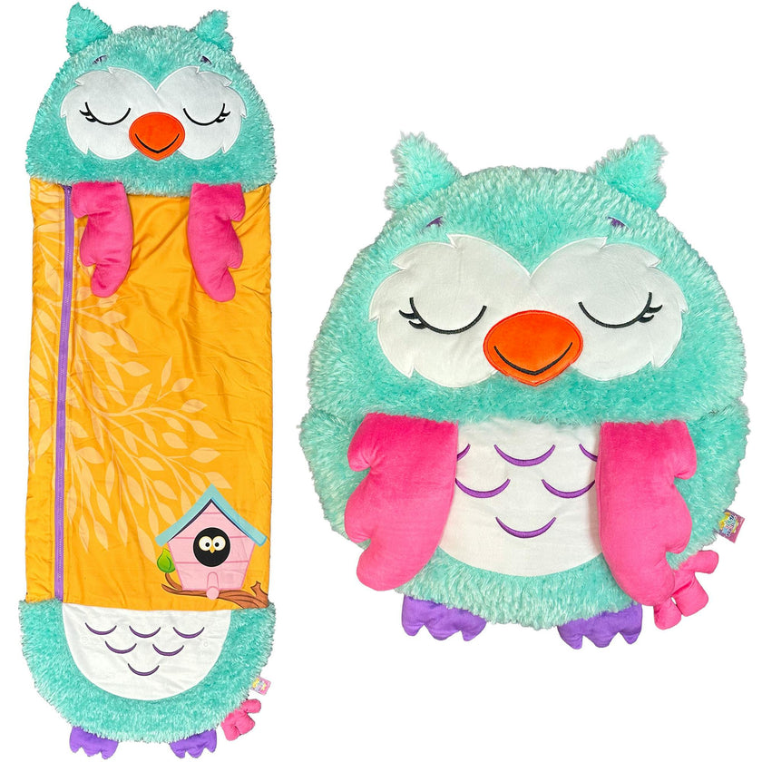Happy Nappers: S4 Lg - Green Owl