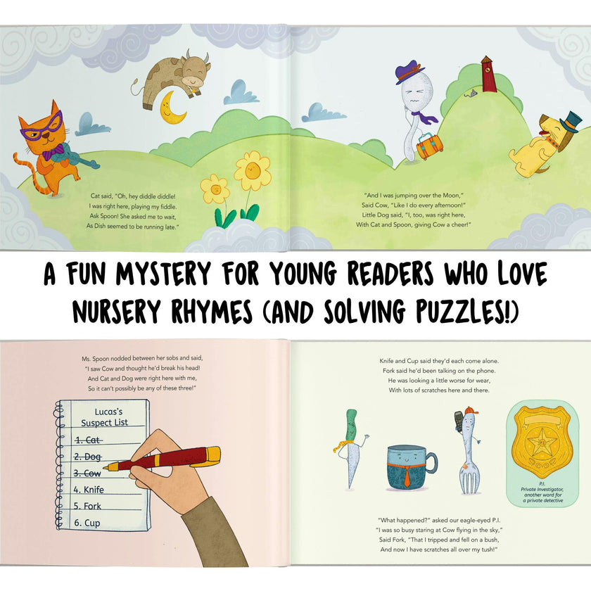 Your Child the Detective: The Case of the Disappearing Dish (Personalized Nursery Rhyme Book)