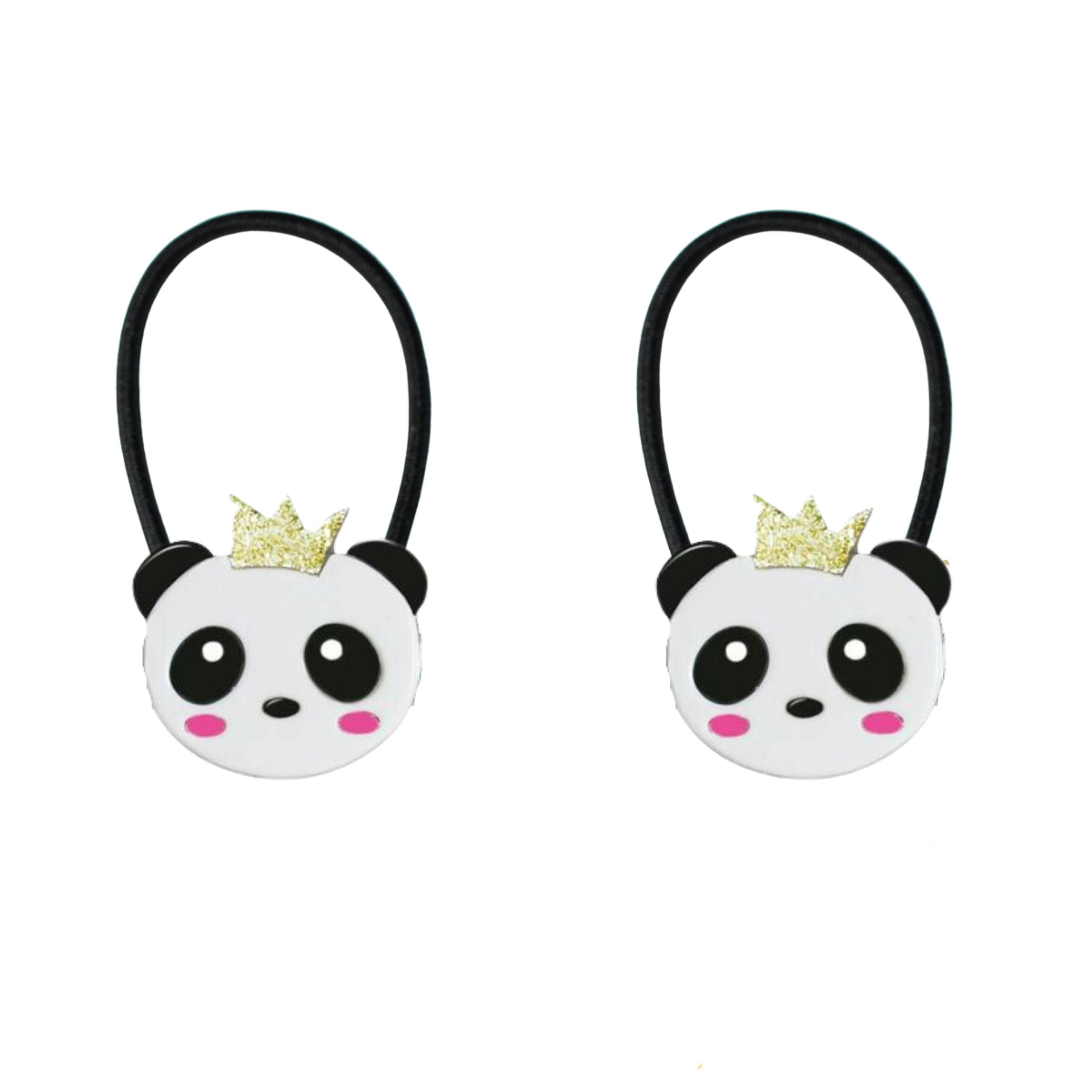 Panda w/ Crown Ponytail