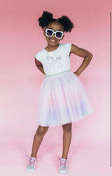 Crystal Unicorn Tutu Dress