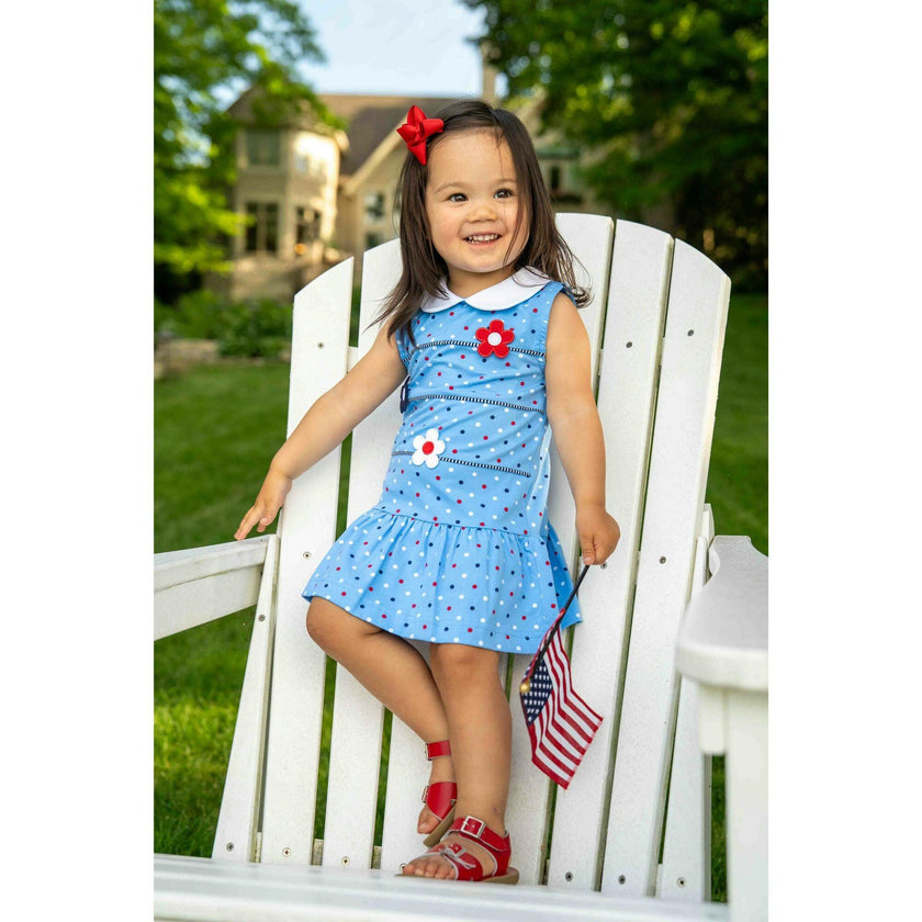 Printed Knit Dress With Flowers