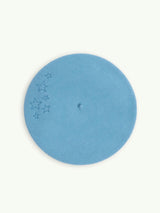 children's wool beret - blue stars