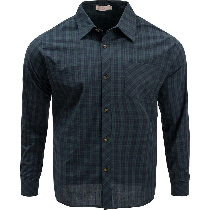Mens John Shirt in Twilight Pine Plaid