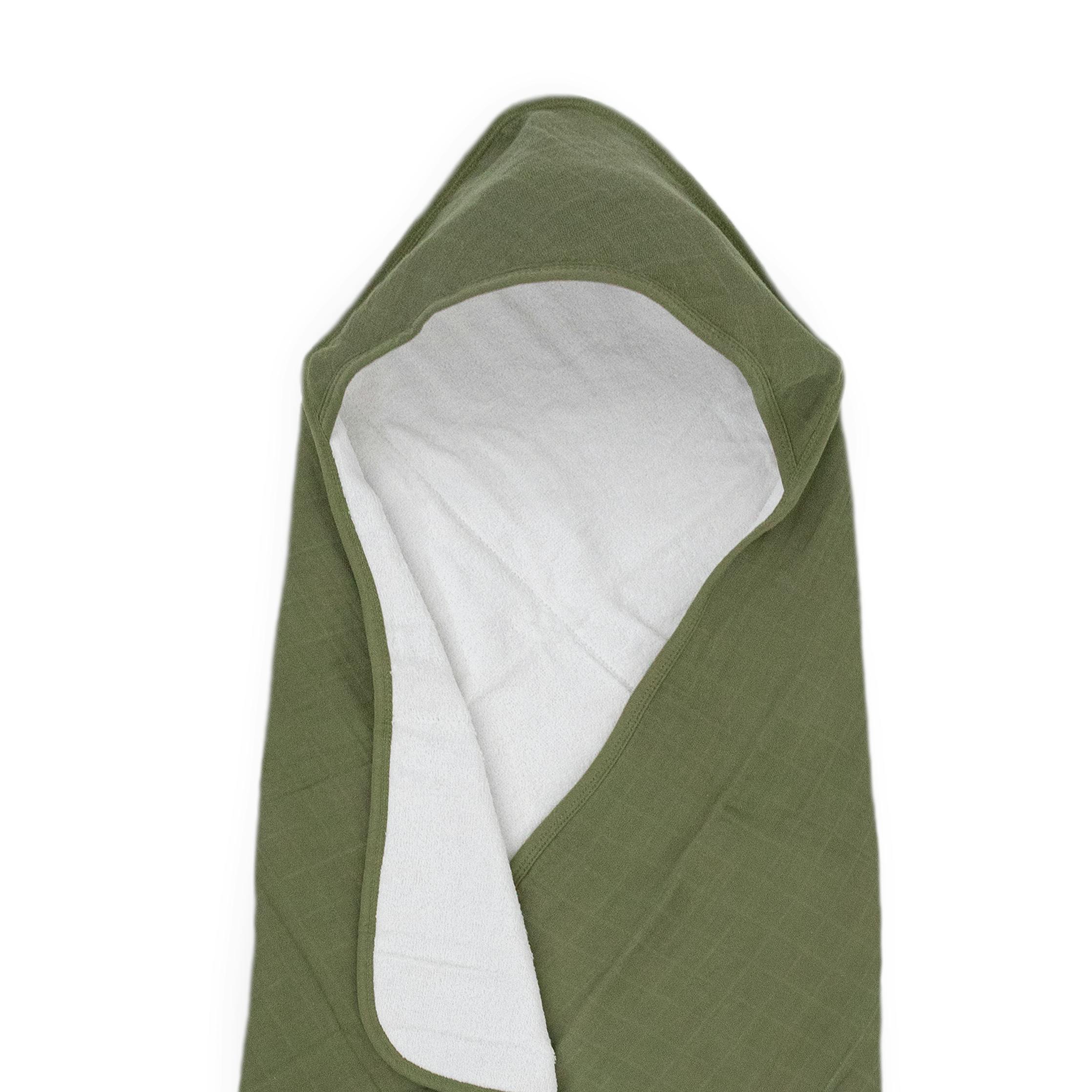 Infant Hooded Towel - Fern