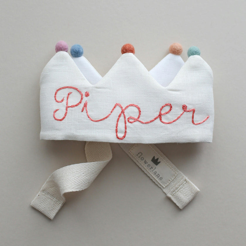 Ivory Custom Birthday Crown