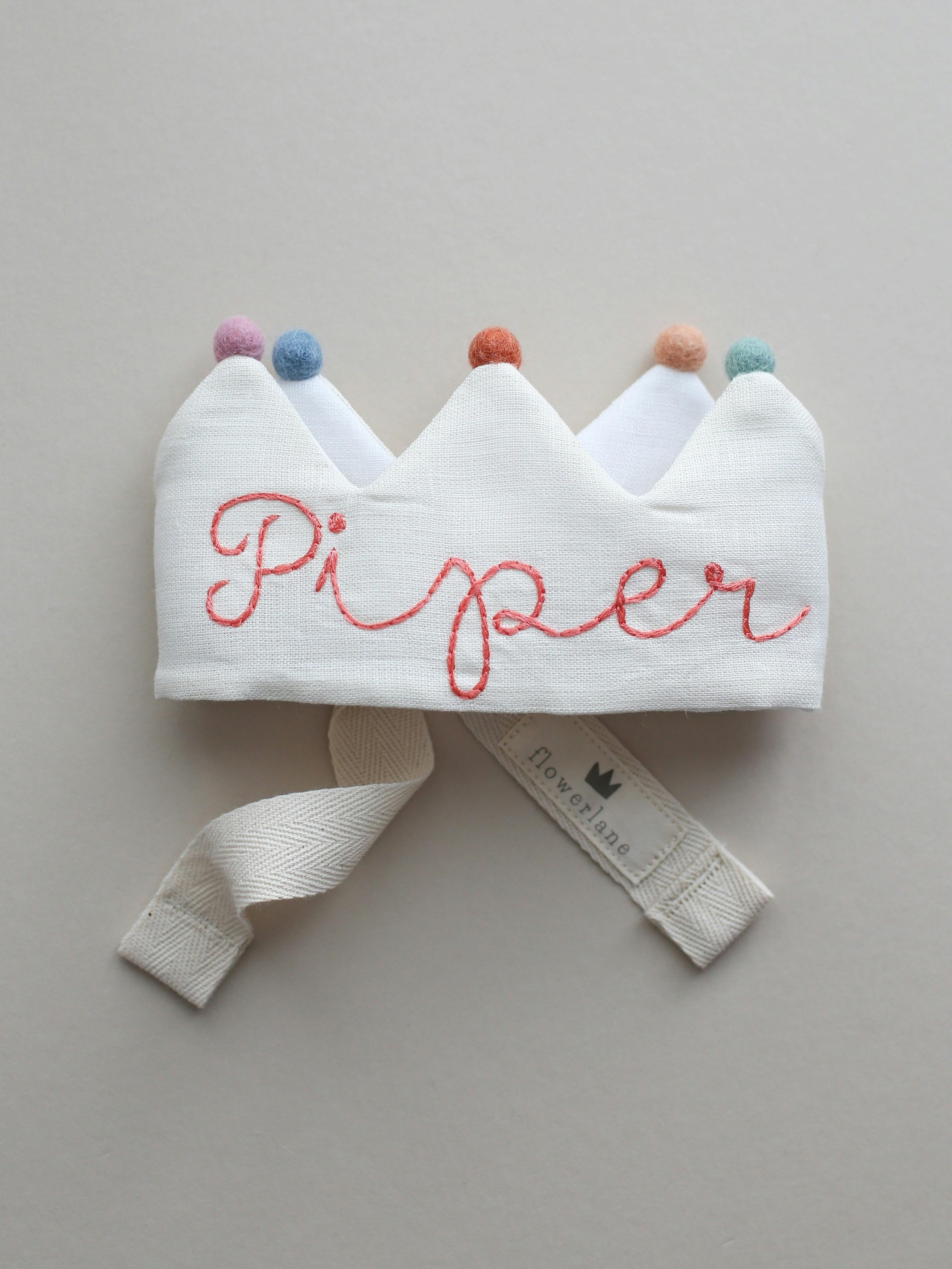 Ivory Custom Birthday Crown