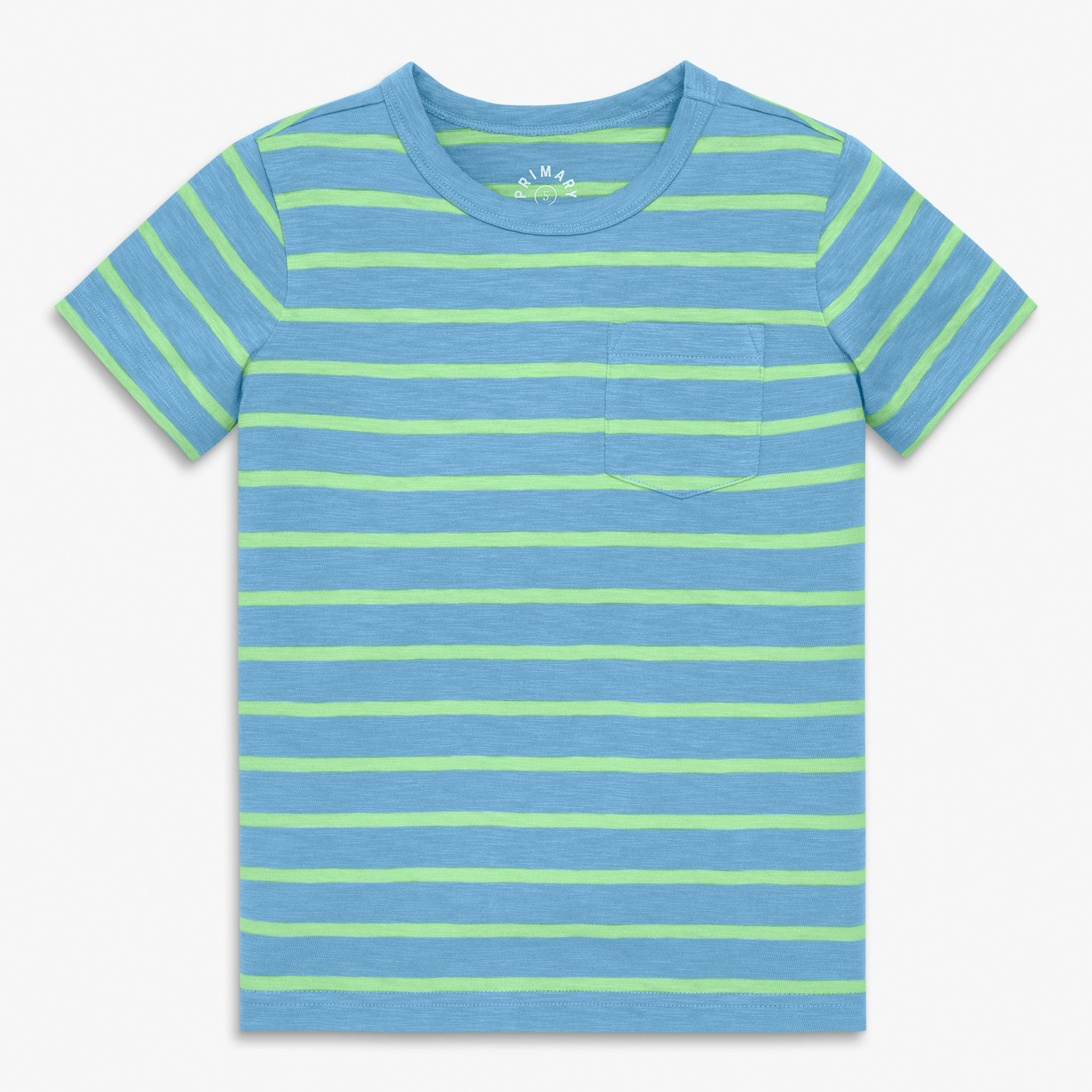 Kids pocket tee in stripe