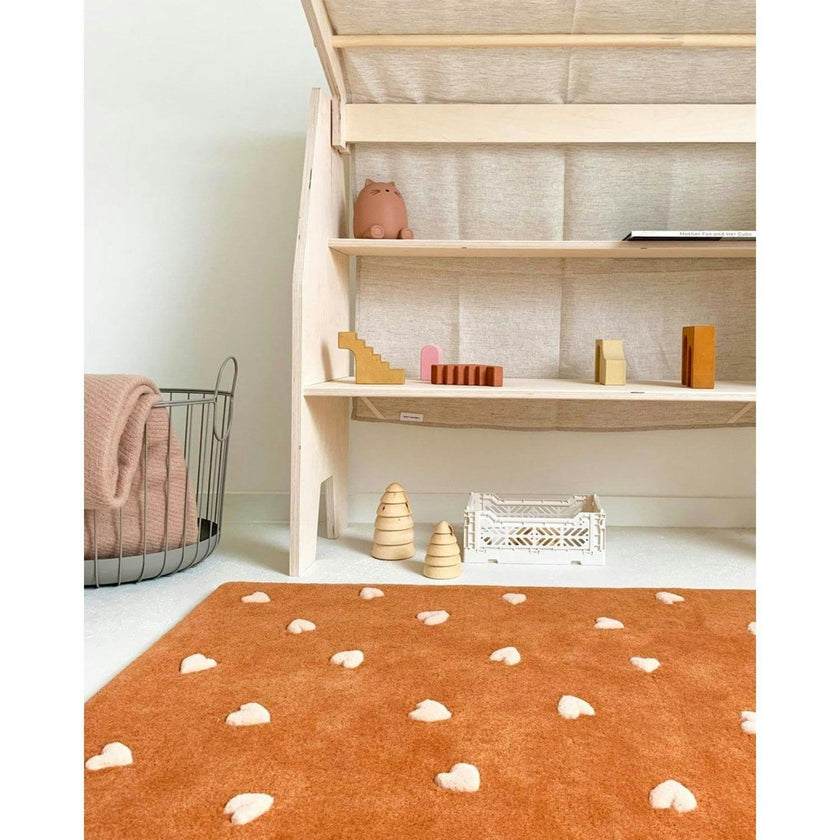 Round Hearts Rug