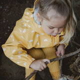 Recycled Waterproof Raincoat, Yellow