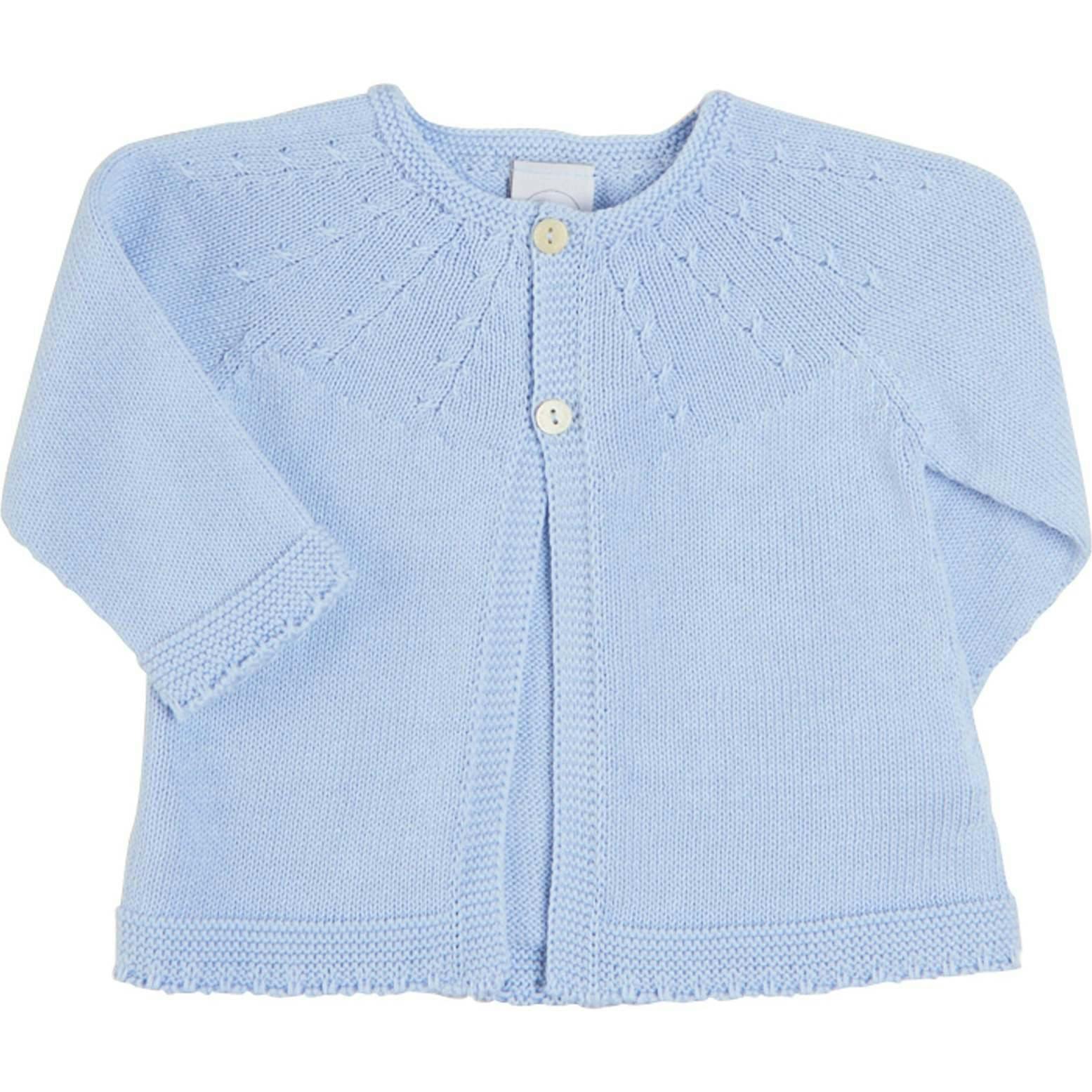 Openwork Detail Baby Cardigan in Baby Pink (1-9mths)