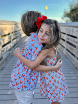 Lobster Wave Shift Dress