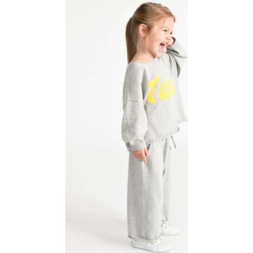 Baby My Boxy Cotton Crew Neck Long Sleeve Top