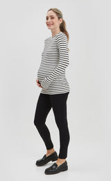 Liv Long Sleeve Maternity Crew Neck Tee