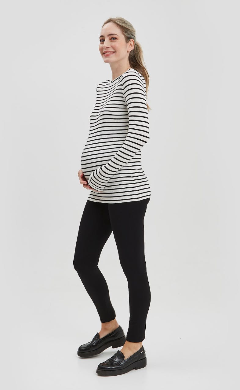 Liv Long Sleeve Maternity Crew Neck Tee