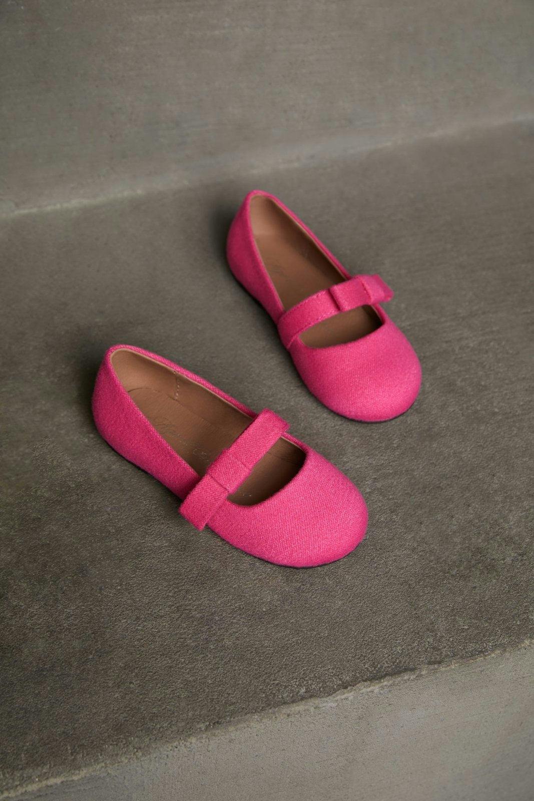 Mia Wool Ballet Flats