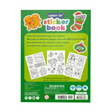Stickiville Color-In' Sticker Book - Jolly Cheer Doodles - 400+ Stickers