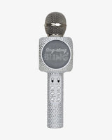 Bling Bundle-Wireless Karaoke Microphone & Boombox-Silver