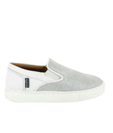 Slip On Sneaker, White Leather