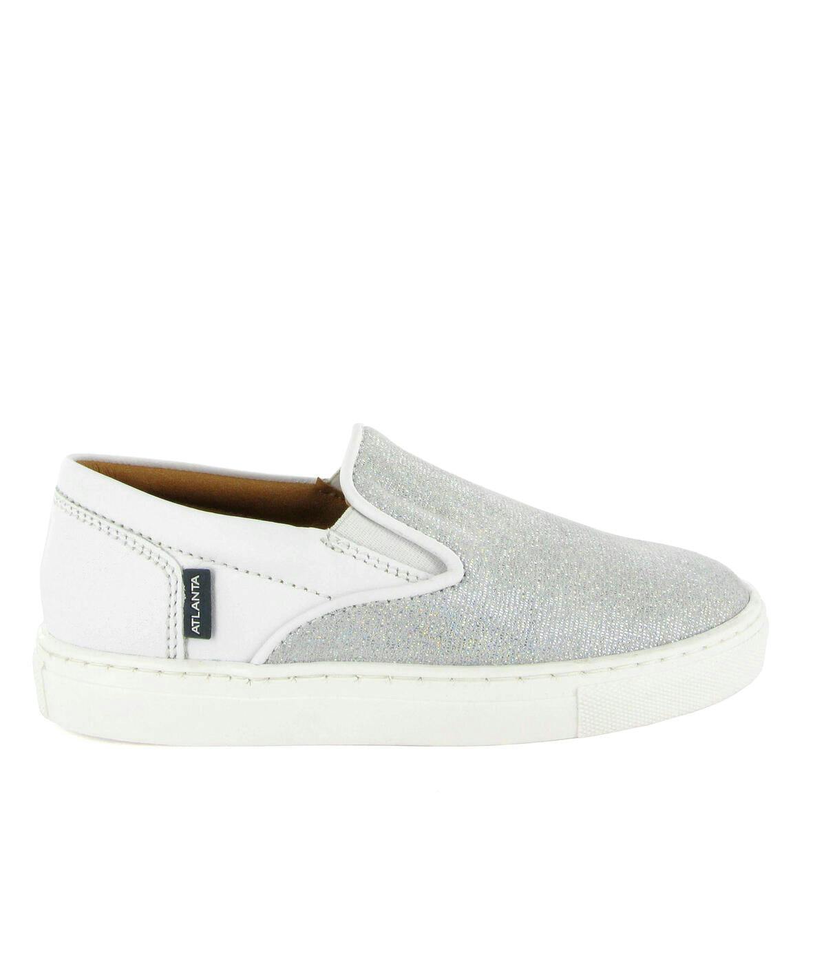 Slip On Sneaker, White Leather