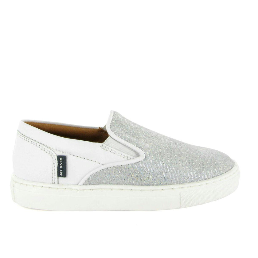 Slip On Sneaker, White Leather