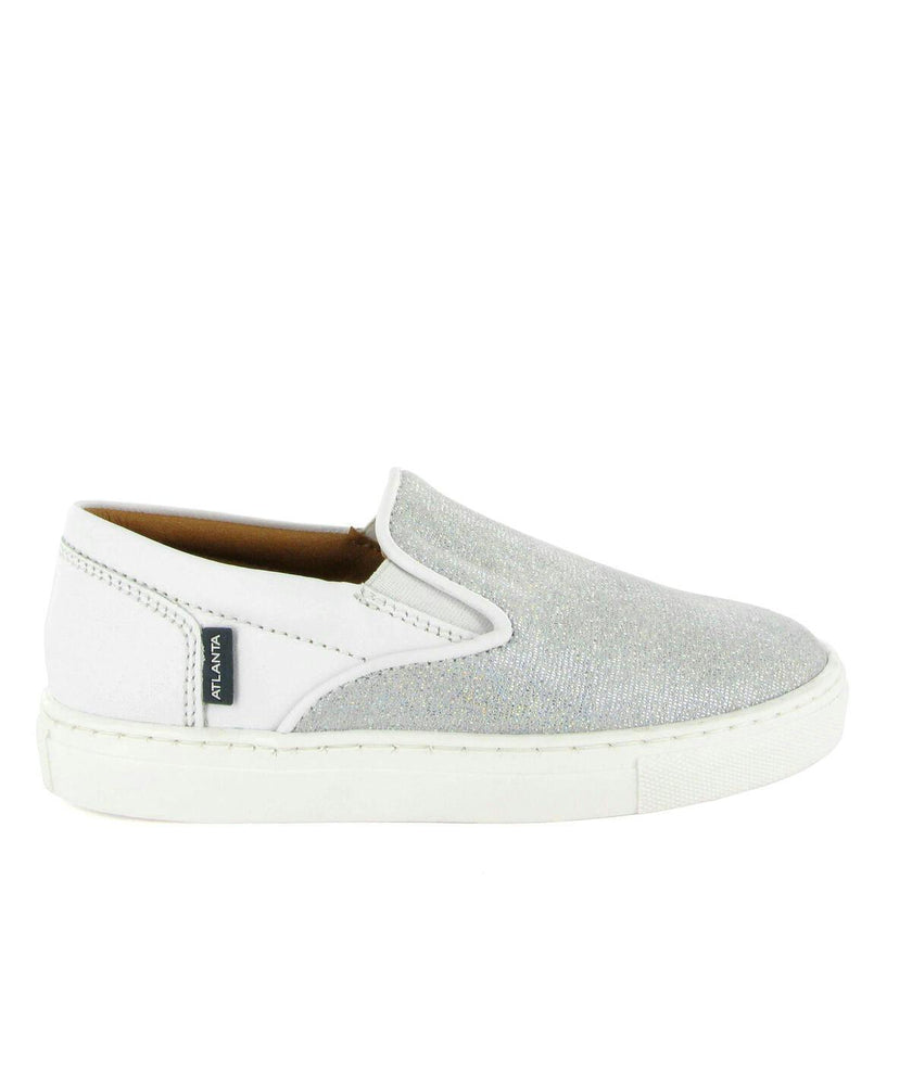 Slip On Sneaker, White Leather
