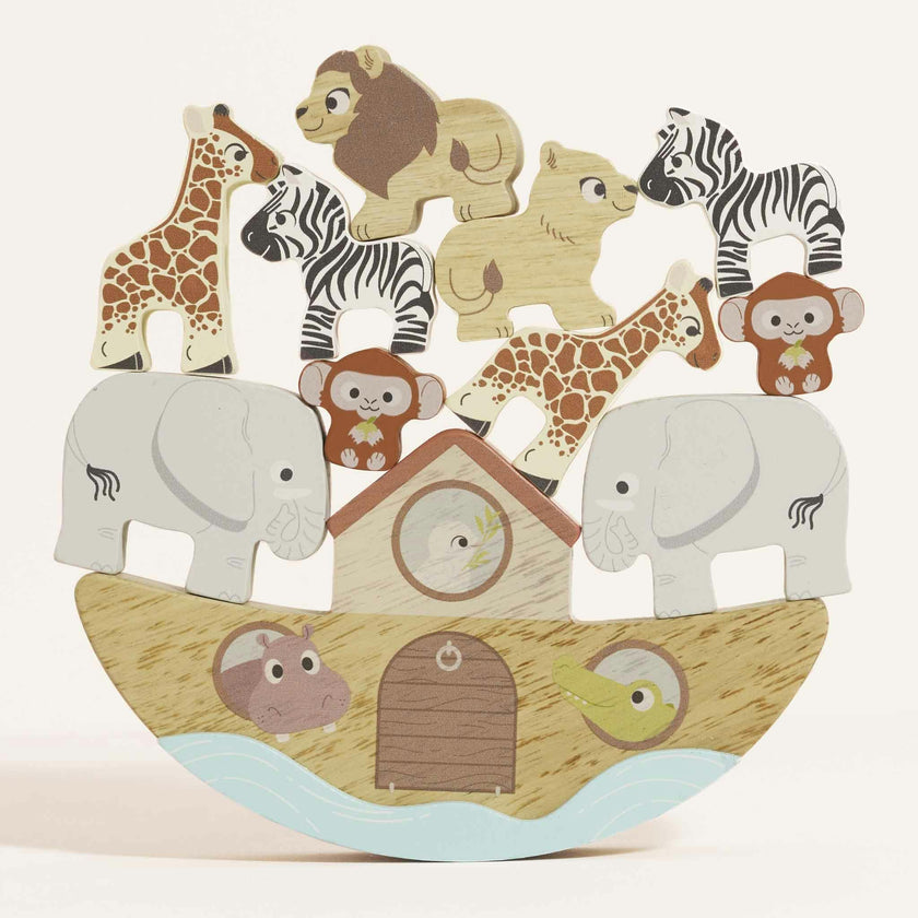Wooden Balancing Ark Animal Stacker