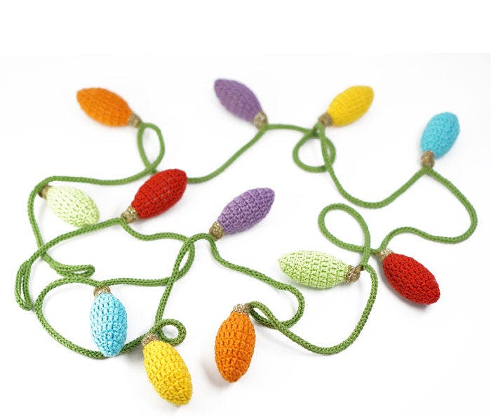 Garland with Colored Lights