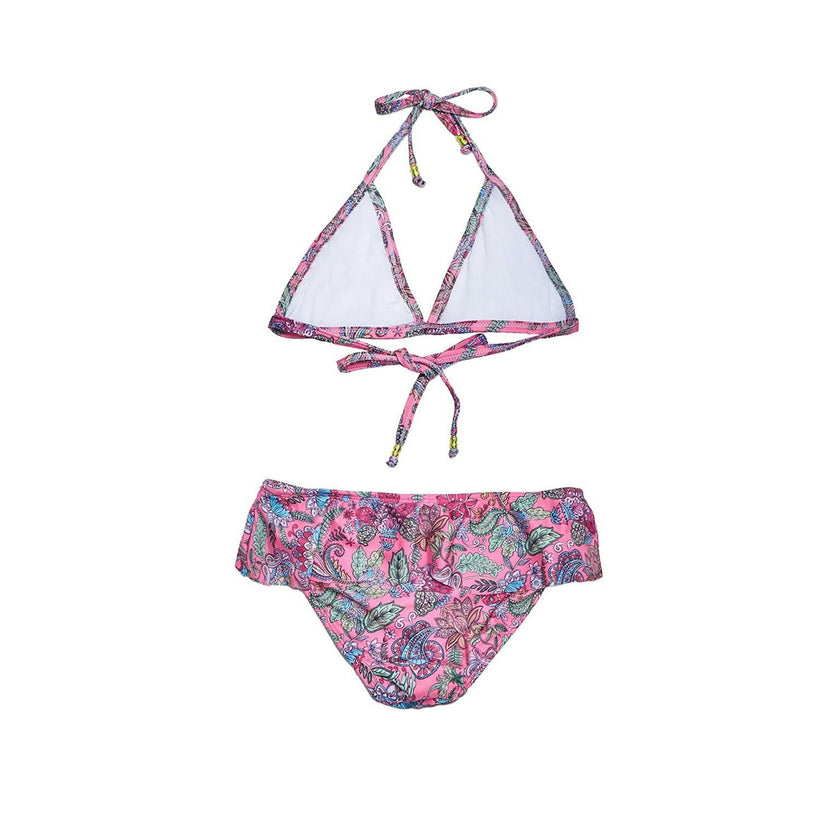 Girls Frill Bikini Set – Triangle Top & Frill Detail (Liberty)