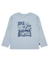 Ski Ya Later Ls Tee - Celestial Blue