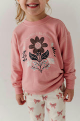 Boxy Sweatshirt in Kindness Blooms