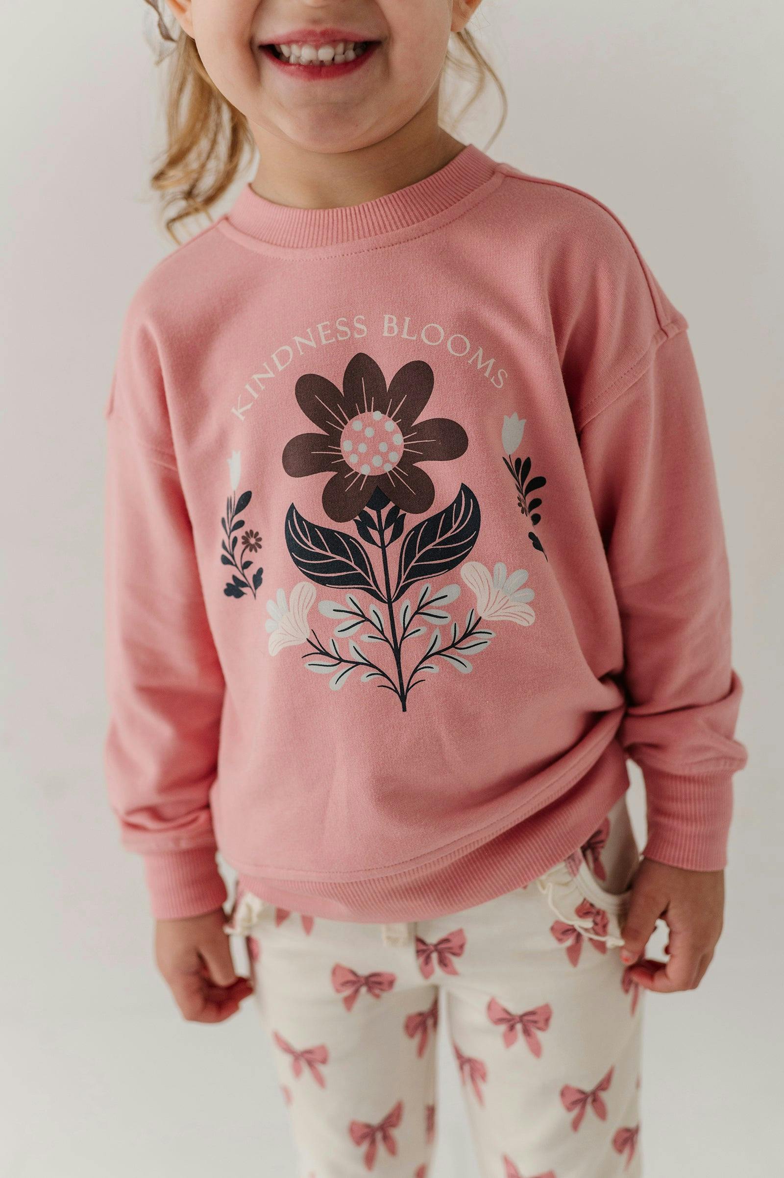 Boxy Sweatshirt in Kindness Blooms
