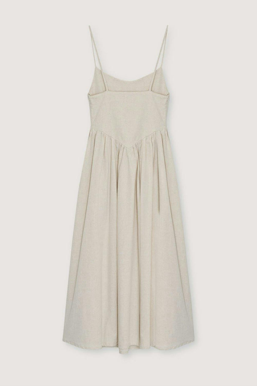 Lippia Woman Dress Sand Vigore