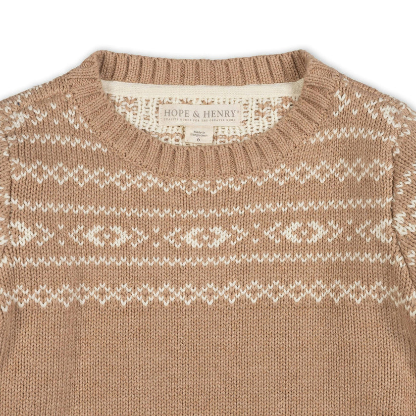 Organic Fair Isle Sweater