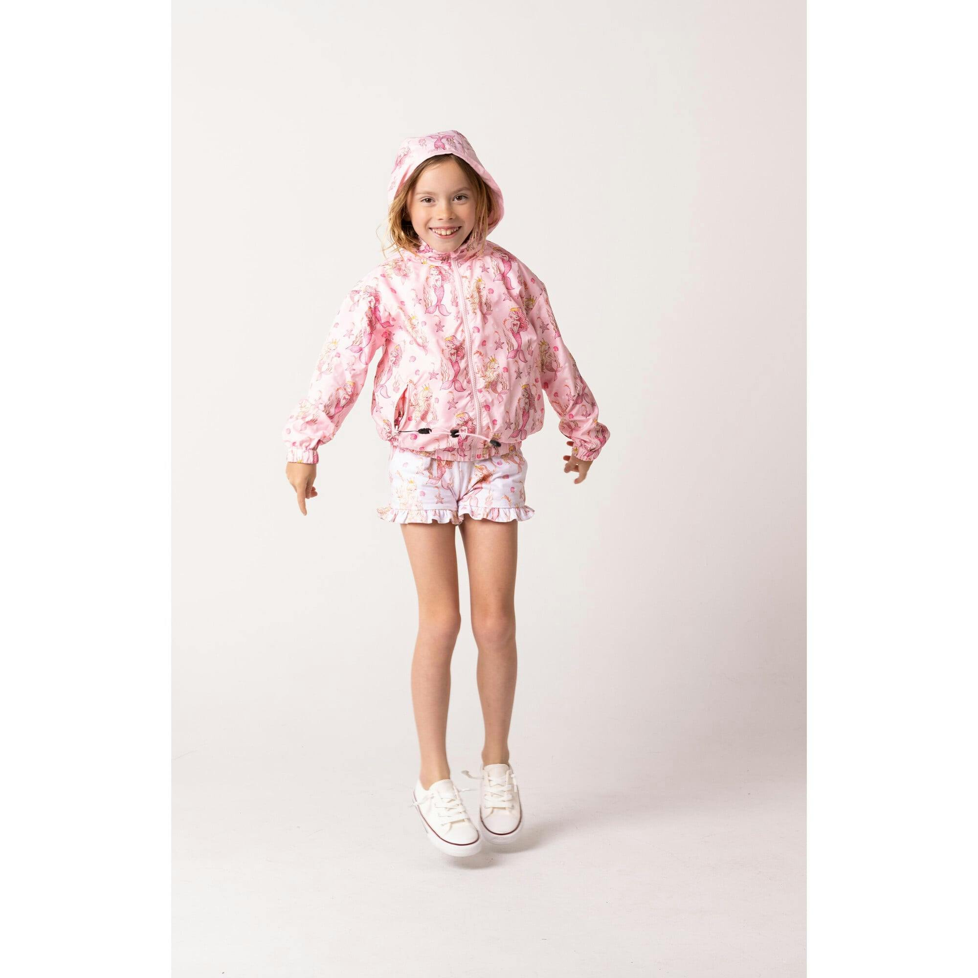 Max Reversible Rain Jacket Windbreaker, Mermaids