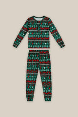 Kids So Soft Pajama Set in Alpine Noel