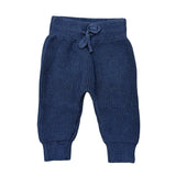 Baby Boy Knit Pants in Navy