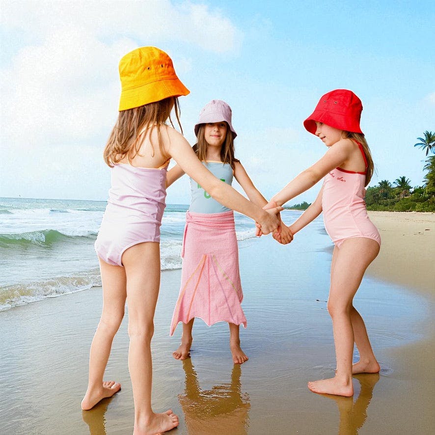 Mermaid Tail Wrap Towel