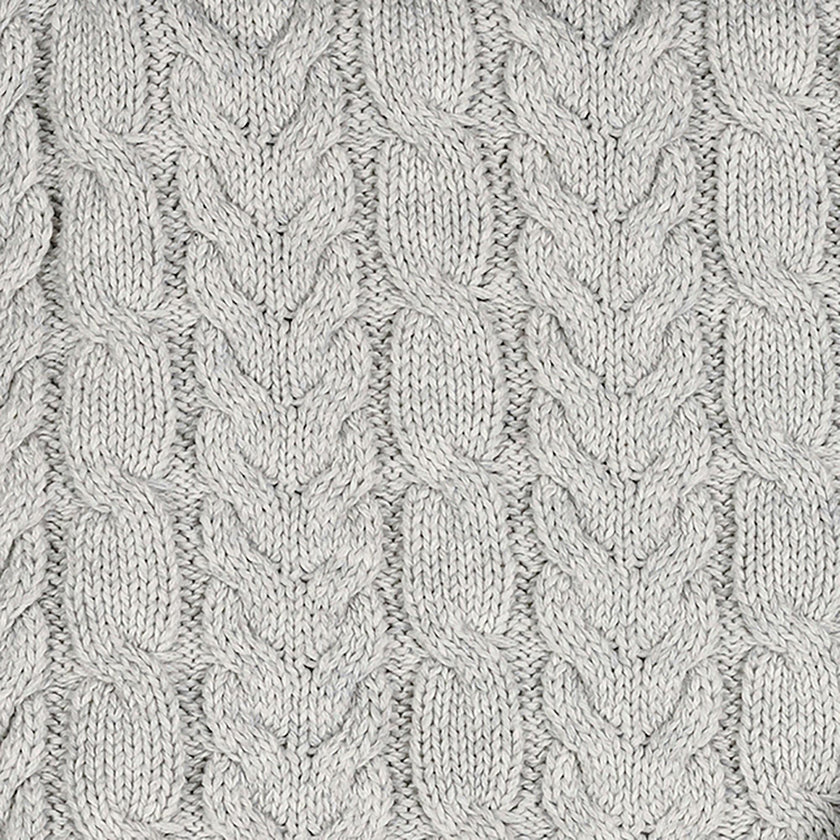 Organic Cable Knit Blanket